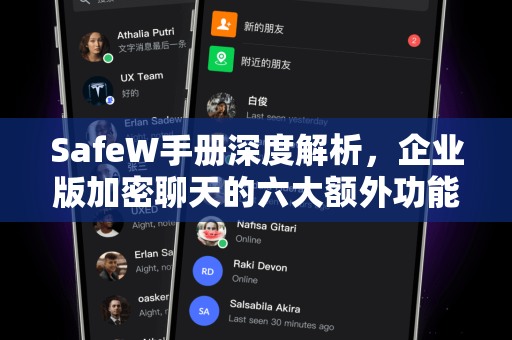SafeW手册深度解析，企业版加密聊天的六大额外功能，助您安全高效沟通