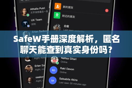 SafeW手册深度解析,匿名聊天能查到真实身份吗? SafeW手册深度解析,匿名聊天能查到真实身份吗?