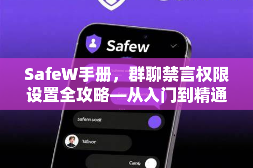 SafeW手册，群聊禁言权限设置全攻略—从入门到精通