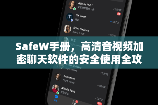 SafeW手册，高清音视频加密聊天软件的安全使用全攻略