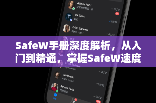 SafeW手册深度解析，从入门到精通，掌握SafeW速度测试工具的全方位指南