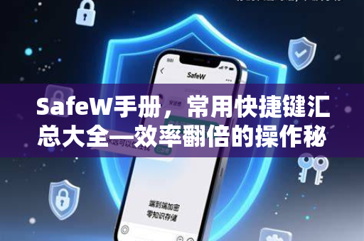SafeW手册，常用快捷键汇总大全—效率翻倍的操作秘籍
