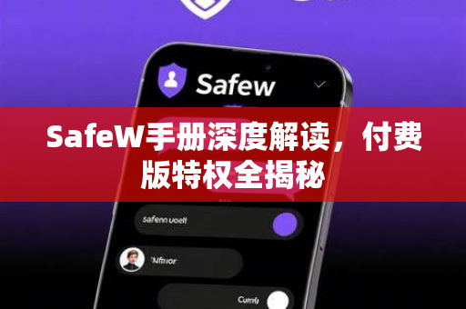 SafeW手册深度解读，付费版特权全揭秘