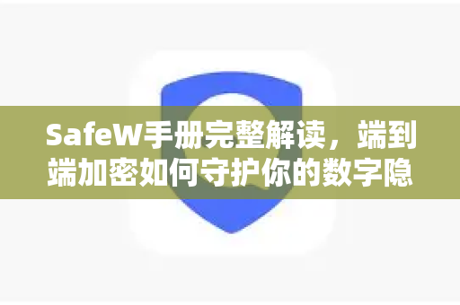 SafeW手册完整解读，端到端加密如何守护你的数字隐私