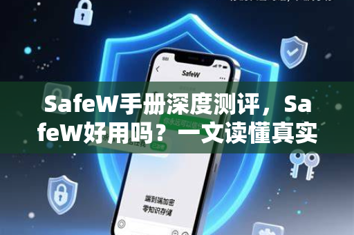 SafeW手册深度测评，SafeW好用吗？一文读懂真实体验与功能解析
