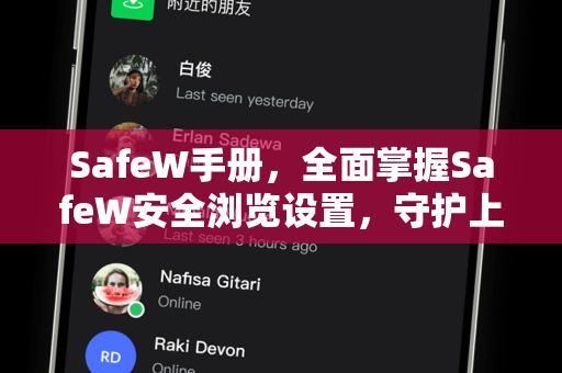 SafeW手册，全面掌握SafeW安全浏览设置，守护上网隐私