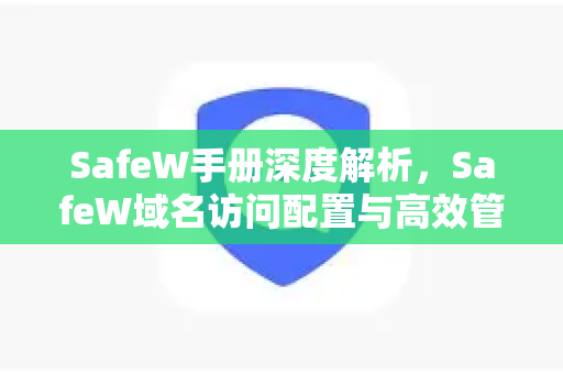 SafeW手册深度解析，SafeW域名访问配置与高效管理全攻略