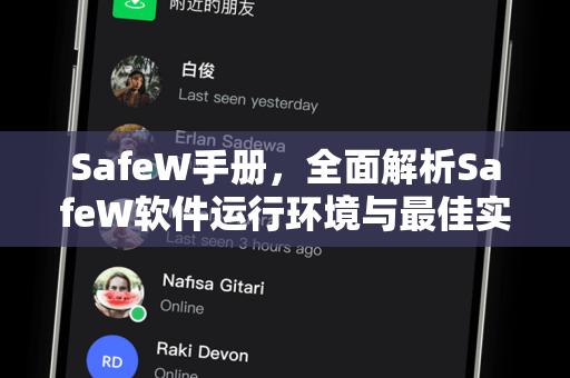 SafeW手册，全面解析SafeW软件运行环境与最佳实践