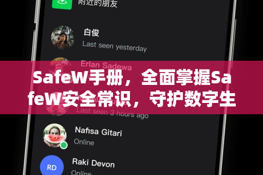 SafeW手册，全面掌握SafeW安全常识，守护数字生活安全