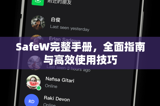 SafeW完整手册，全面指南与高效使用技巧