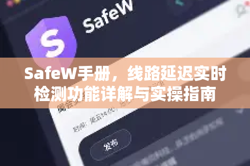 SafeW手册,线路延迟实时检测功能详解与实操指南 SafeW手册,线路延迟实时检测功能详解与实操指南
