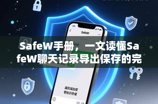 SafeW手册，一文读懂SafeW聊天记录导出保存的完整操作指南