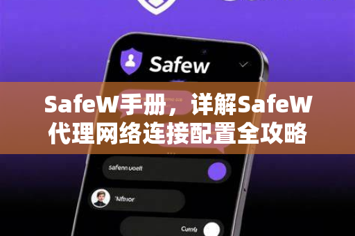 SafeW手册，详解SafeW代理网络连接配置全攻略