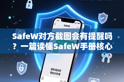 SafeW对方截图会有提醒吗？一篇读懂SafeW手册核心功能与隐私保护指南