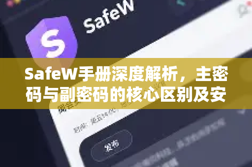 SafeW手册深度解析，主密码与副密码的核心区别及安全应用指南